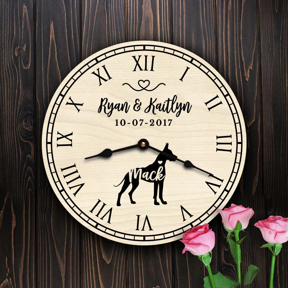 Great Dane Dog Family Custom Pet Name Gift
