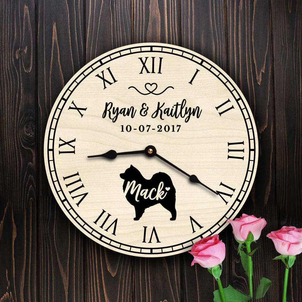 Samoyed Dog Family Personalized Custom Pet Name Gift