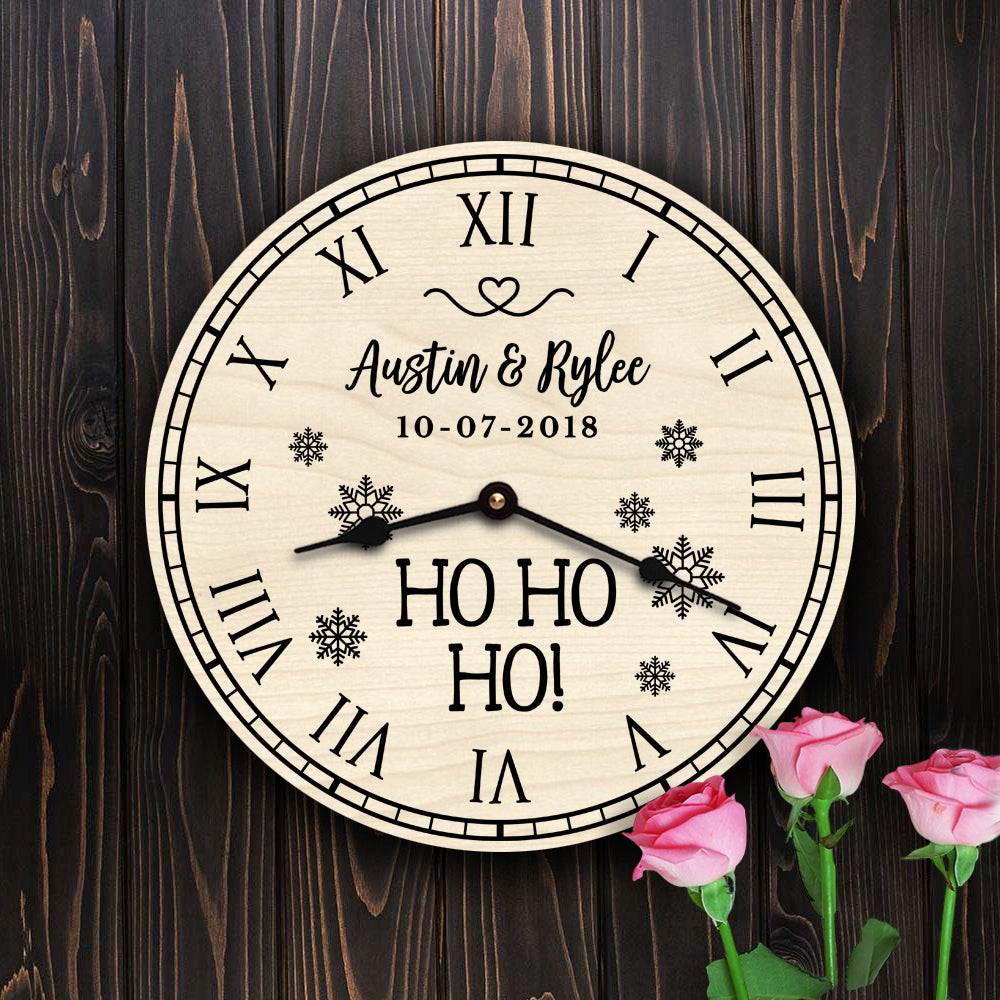 Ho Ho Ho Personalized Family Christmas Decor