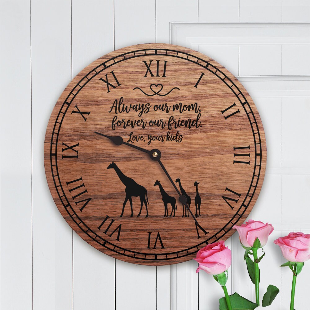 Personalized Gift for Mom That Loves Giraffes