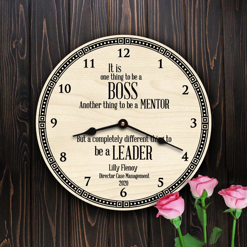Personalized Boss Gift Leadership Quote for CEO Owner