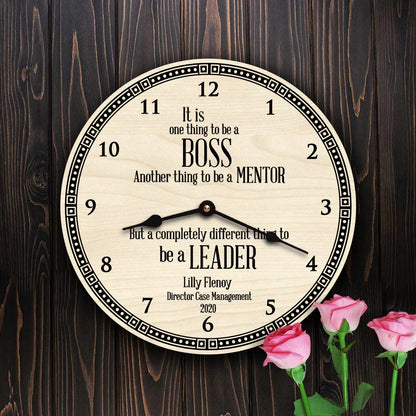 Personalized Boss Gift Leadership Quote for CEO Owner