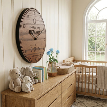 Personalized Gift for Boy's 1st Birthday - Boy Monkey Nursery Decor