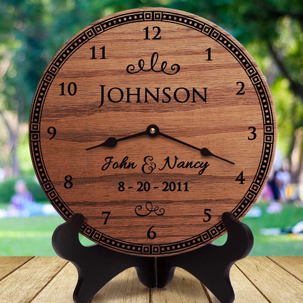 5th Year Anniversary Engraved Gift