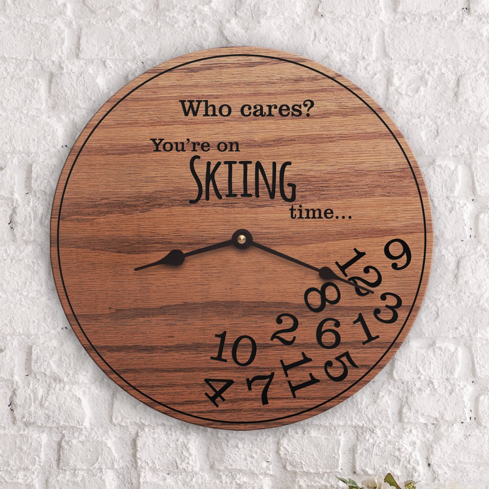 Funny Skiing Hobby Gift for Ski Lovers