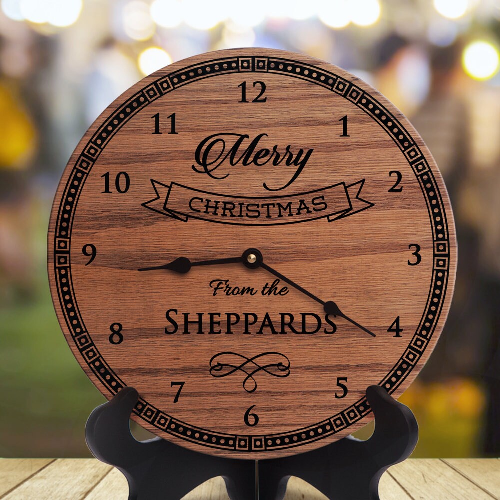 Merry Christmas Custom Family Name Gift