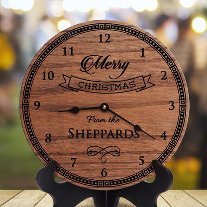 Merry Christmas Custom Family Name Gift