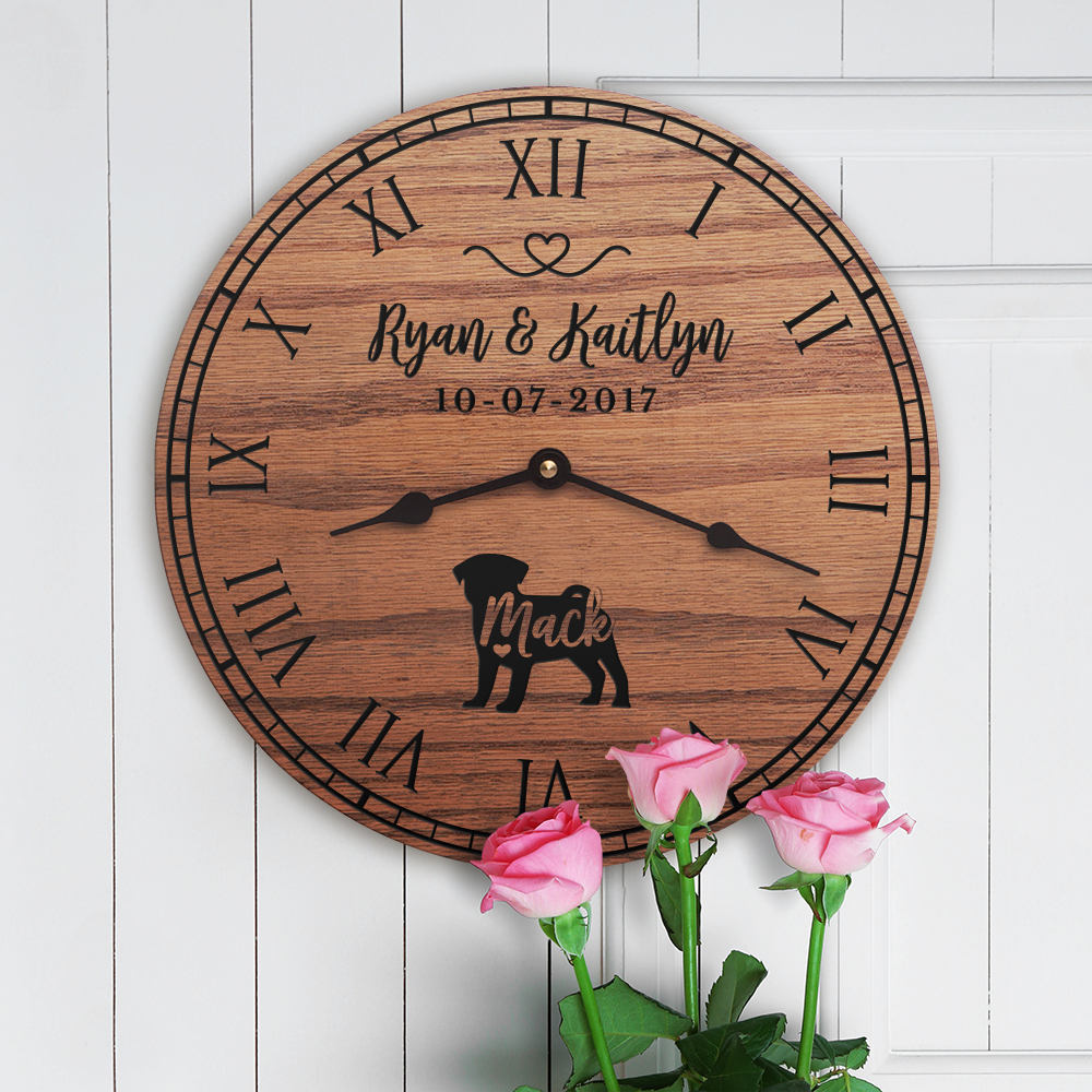 Pug Family Decor Personalized Dog Lover Gift