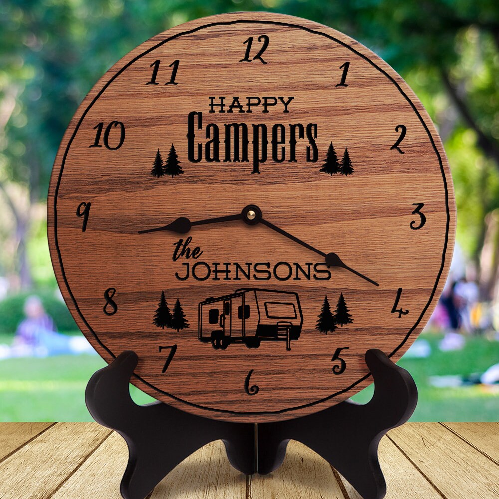 Happy Campers Towable RV Camper Trailer Gift