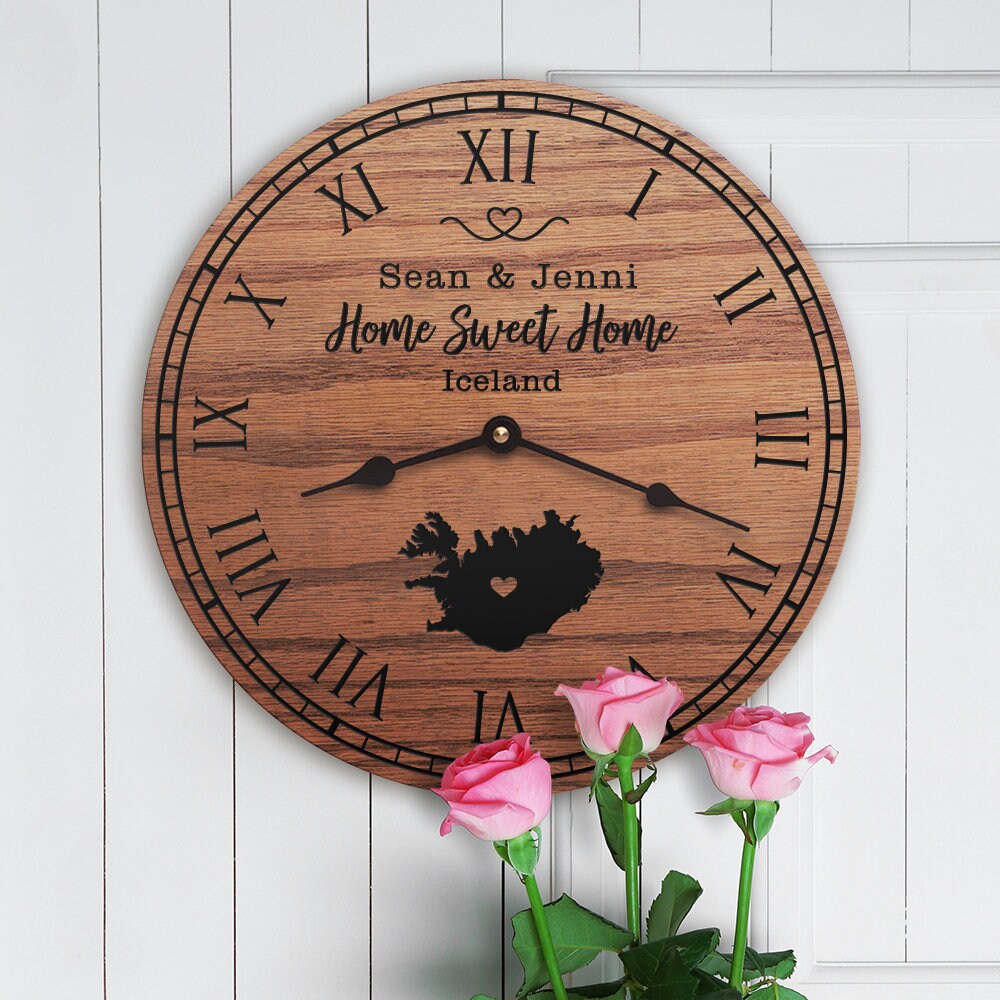 Iceland Housewarming Scandinavian Icelandic Nordic Map Decor