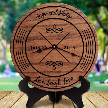 Wedding Gift Live Laugh Love Names and Date