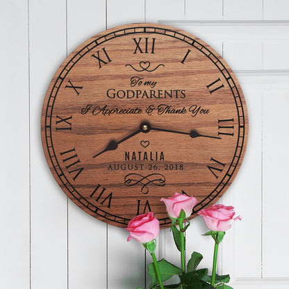 Godparents Wedding Gift Custom Names or Message