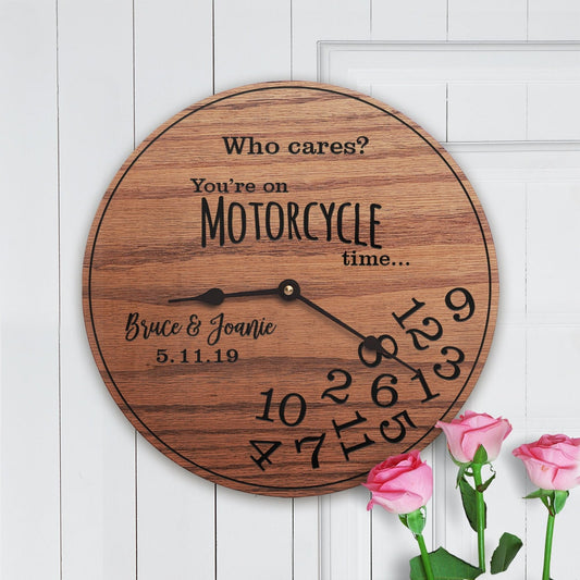 Personalized Wedding Gift For Biker Couple