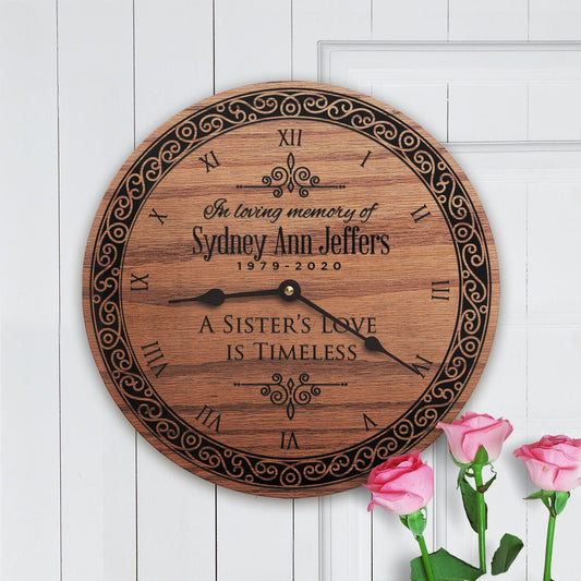 Memorial Gift Women for Loss of Sister Love Is Timeless