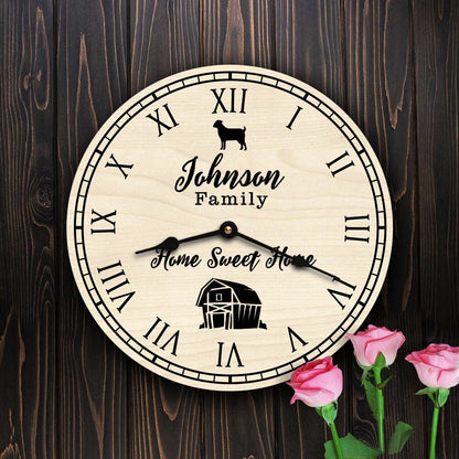Goat Farm Decor Personalized Family Gift