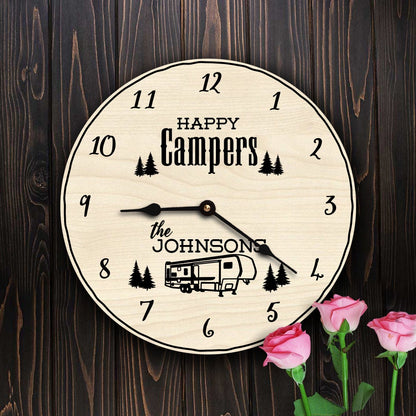 Happy Campers Towable RV Camper Decor
