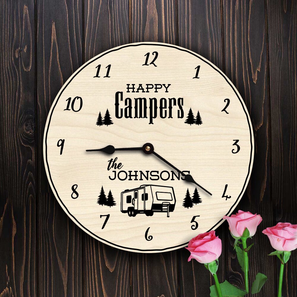 Happy Campers Towable RV Camper Trailer Gift