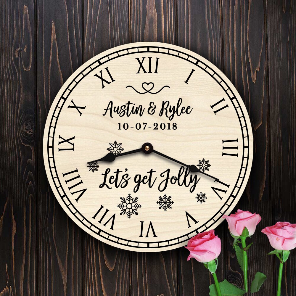 Let's Get Jolly Personalized Christmas Decor Gift For Couple