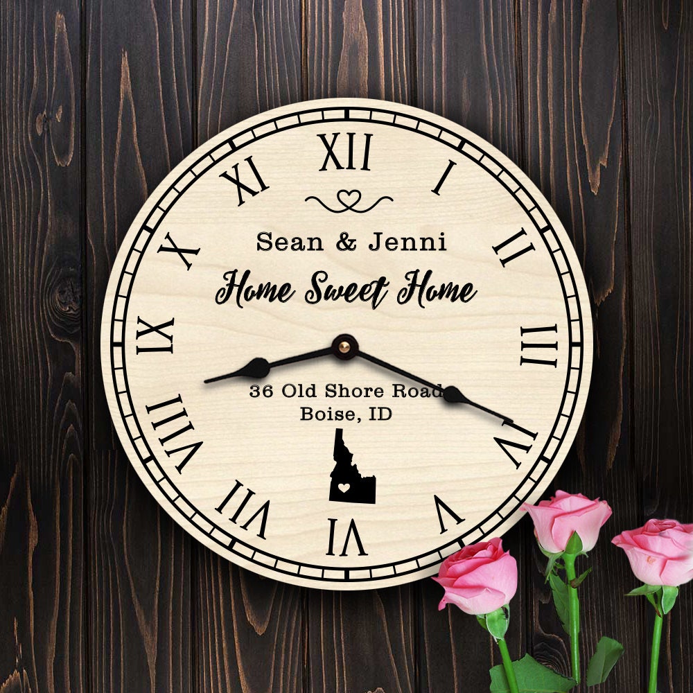 Idaho Housewarming Gift New Home Gem State Map