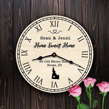 Idaho Housewarming Gift New Home Gem State Map