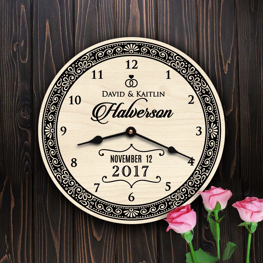 Wedding Timepiece Personalized Gift For Son