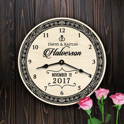 Wedding Timepiece Personalized Gift For Son