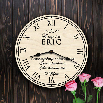 Wedding Day Custom Gift from Mom to Son