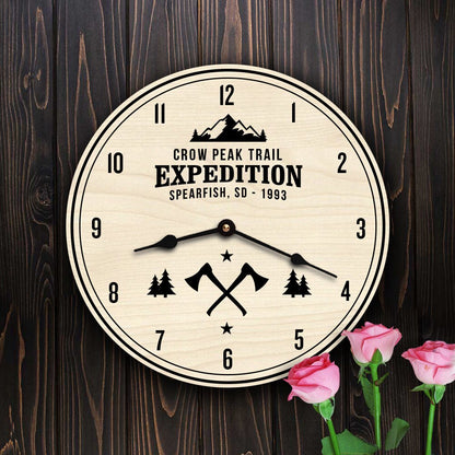 Outdoorsy Couple Mountain Climber Outdoor Axe Decor