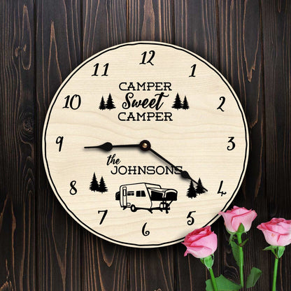 Popup Camper Decor Custom Name RV Gift