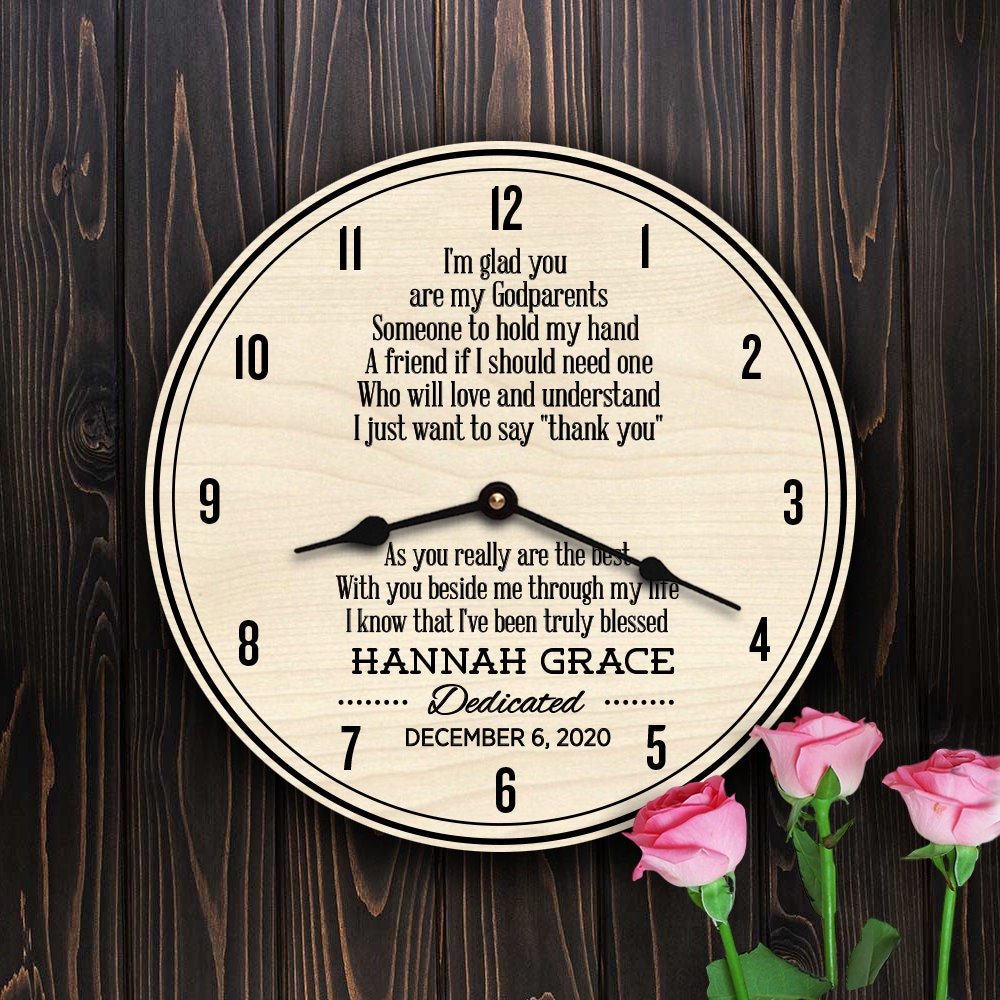 Godparent Quote Personalized Dedication Gift