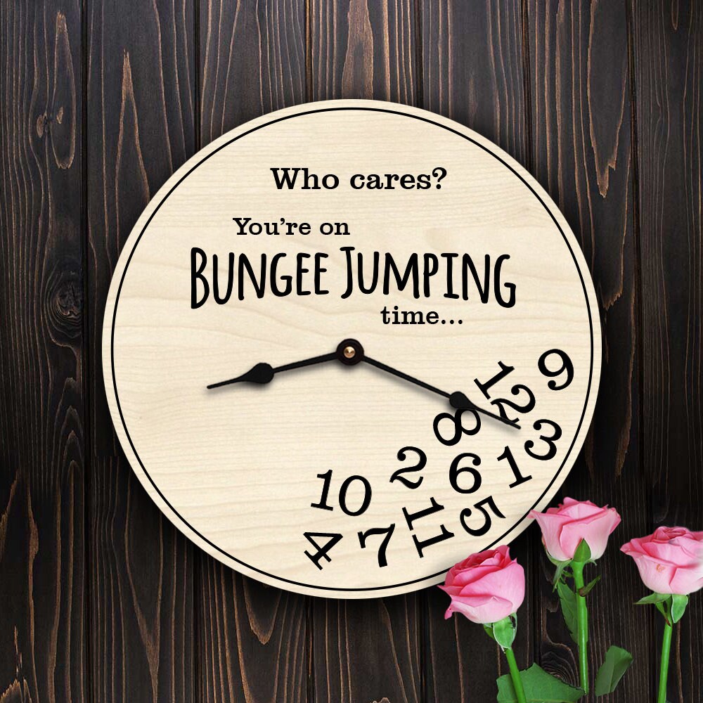 Funny Bungee Jumping Gifts Who Cares Jumpers Time