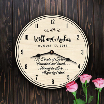 Personalized Gift for Wedding Couple Circle of Strength
